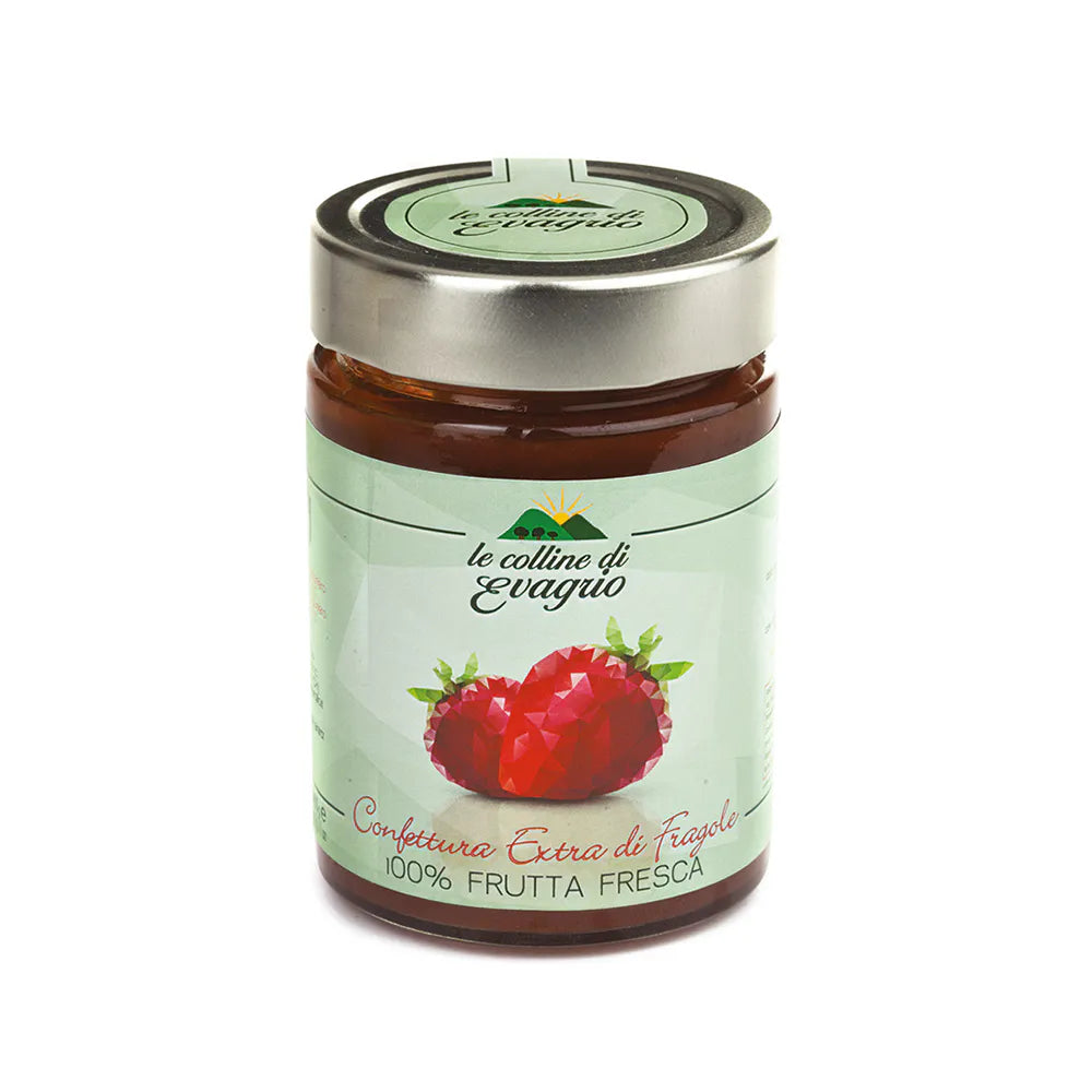 Vasetto di Confettura di Fragole - Le Colline di Evagrio da 380 grammi