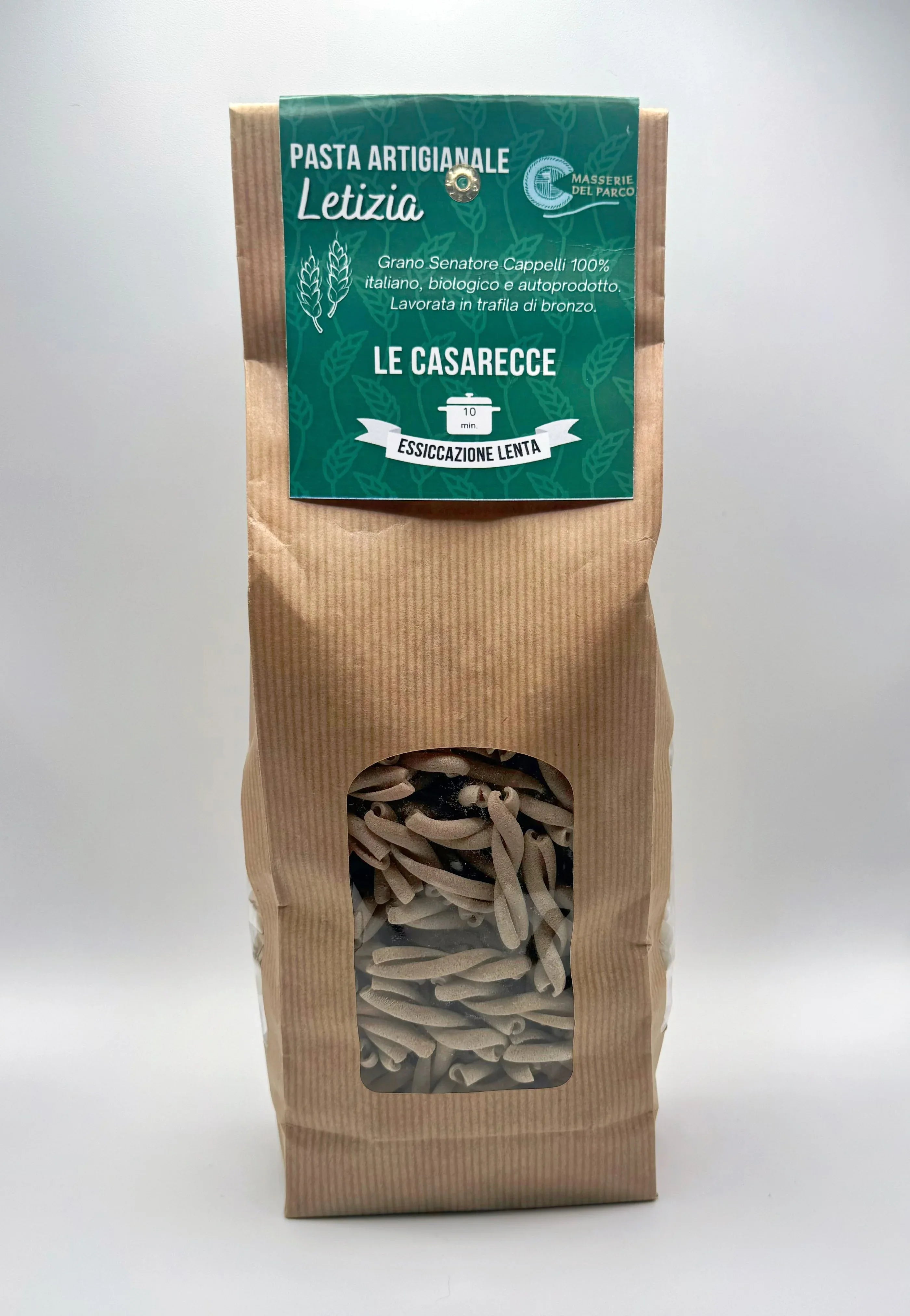 Pasta Senatore Cappelli 100% biologica: Le Casarecce Trafilate al Bronzo - Bottega Gran Sasso