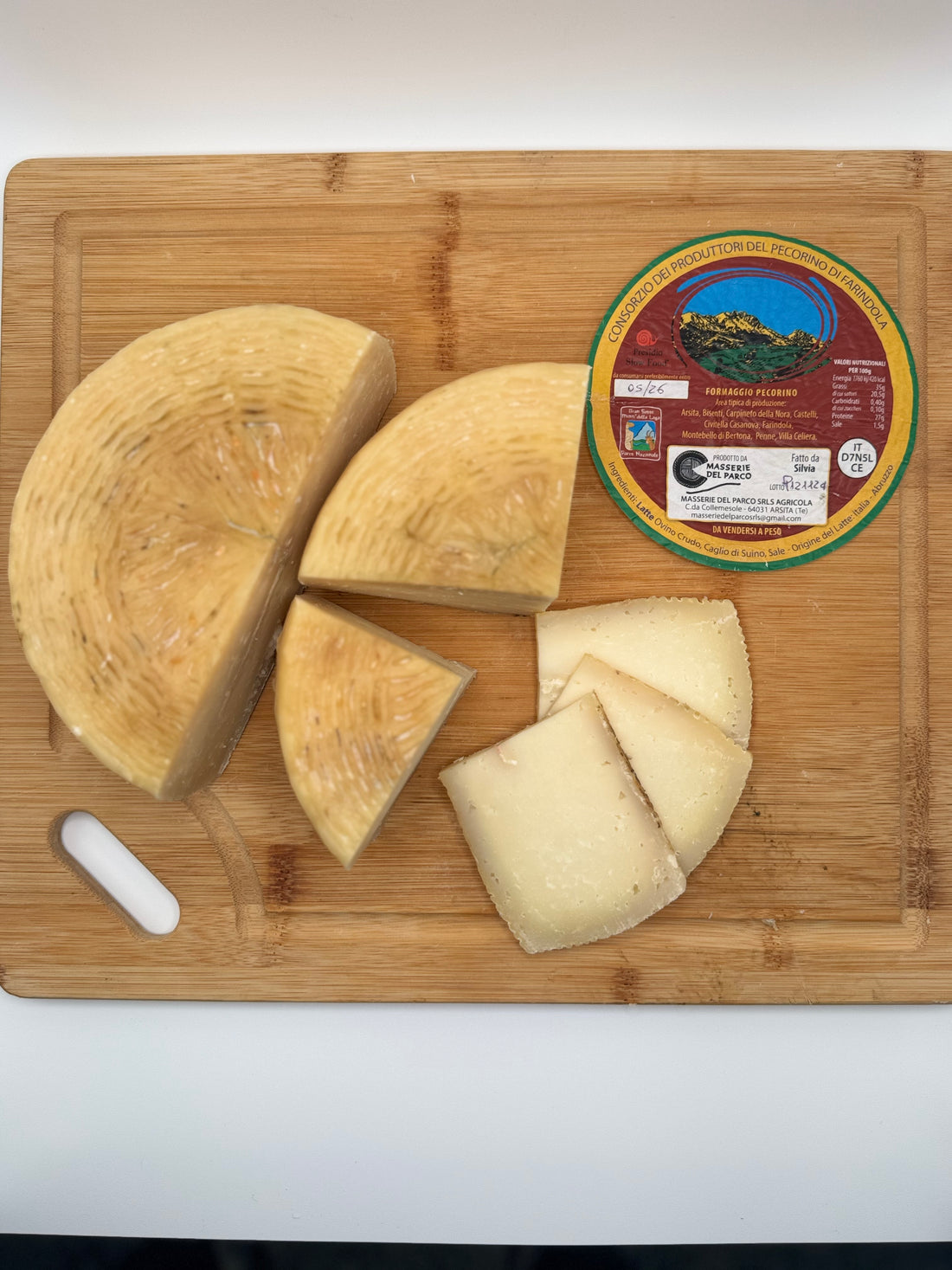 Pecorino di Farindola Semistagionato a fette