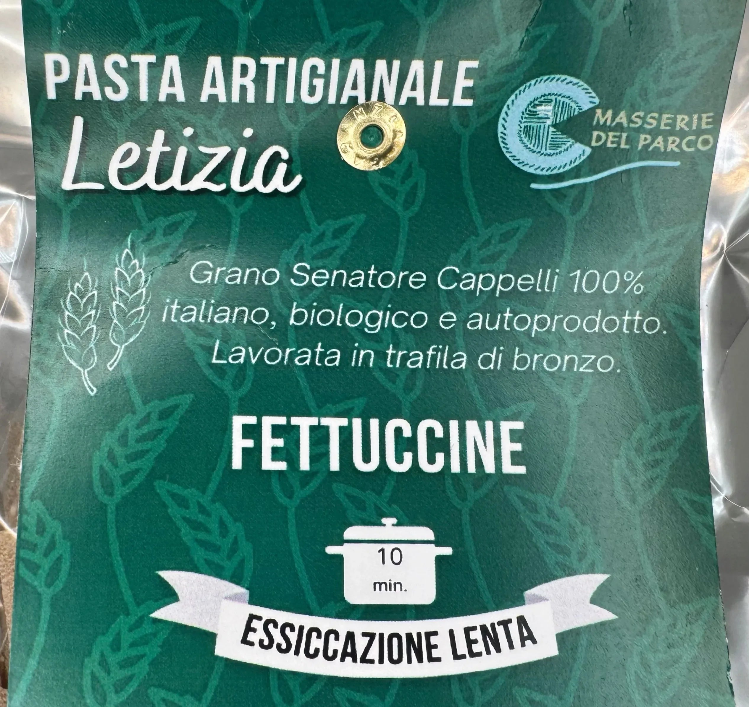 Pasta Senatore Cappelli 100% biologica: Fettuccine Trafilate al Bronzo - Bottega Gran Sasso