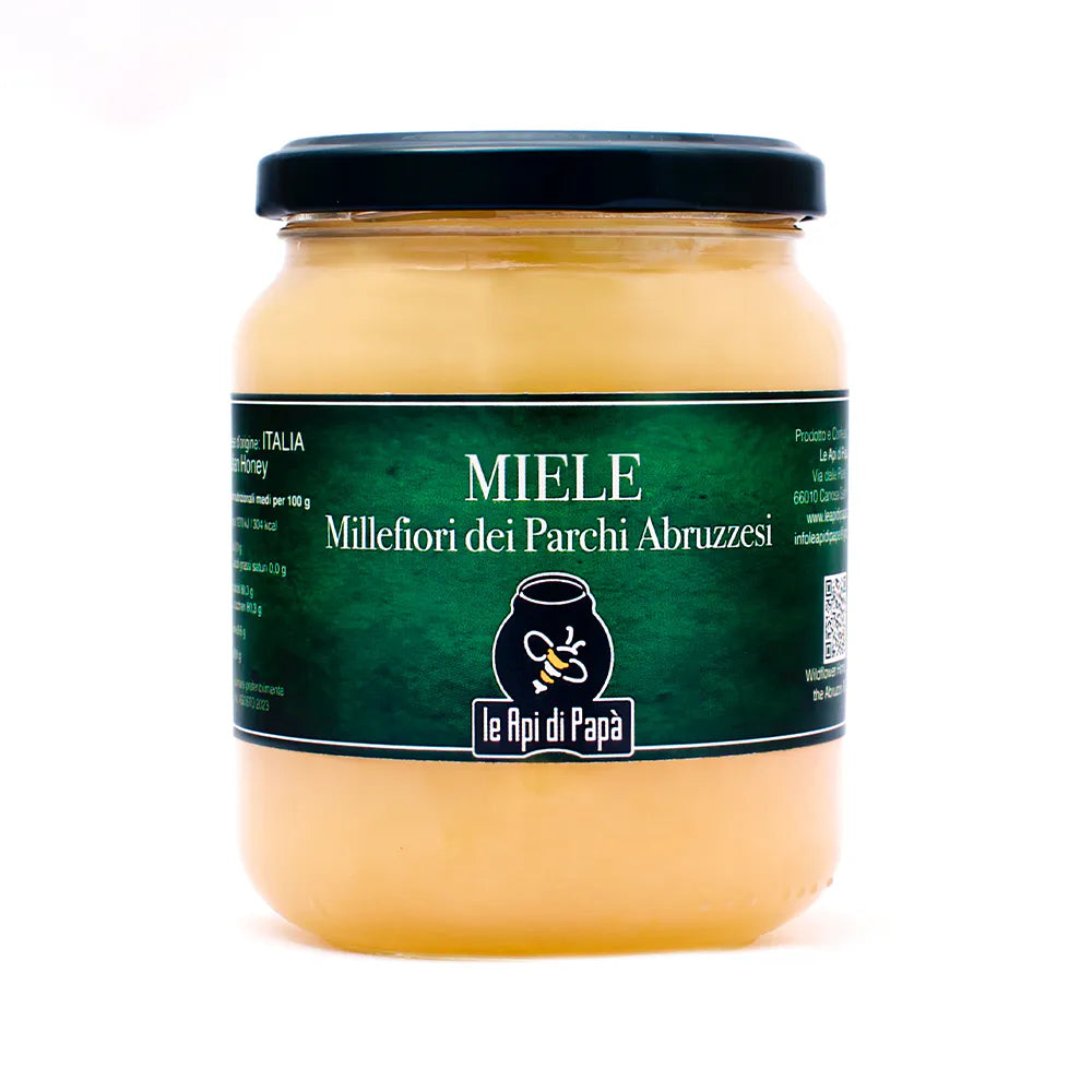 Miele Millefiori dei Parchi Abruzzesi Formato 45gr - 250gr - 500gr