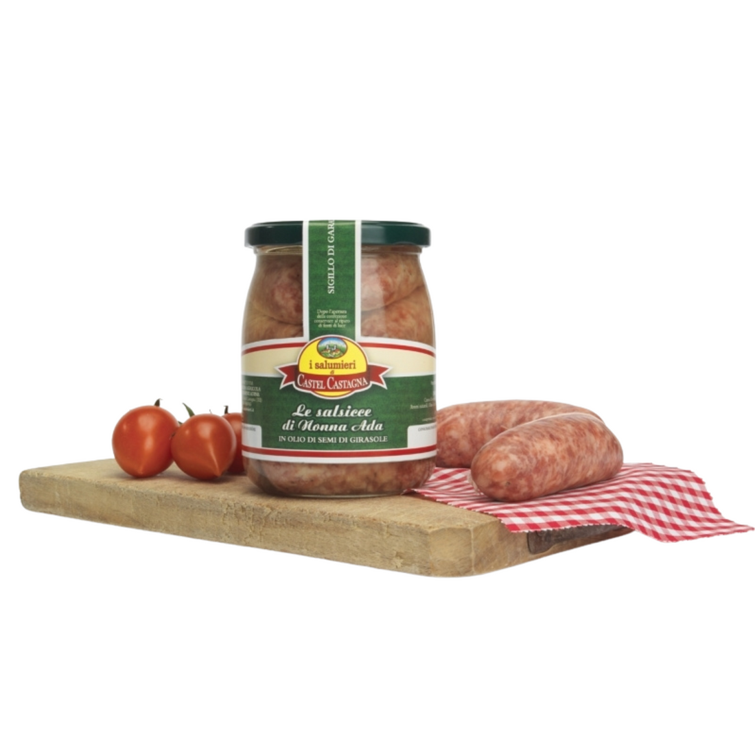Salchichas de Abruzzo en manteca de cerdo