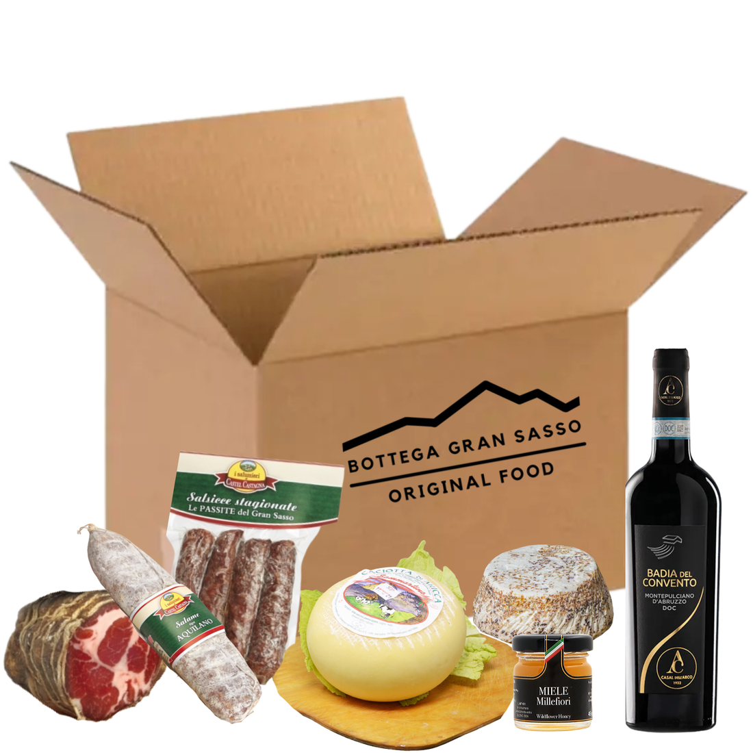 Caja de aperitivos de Abruzzo